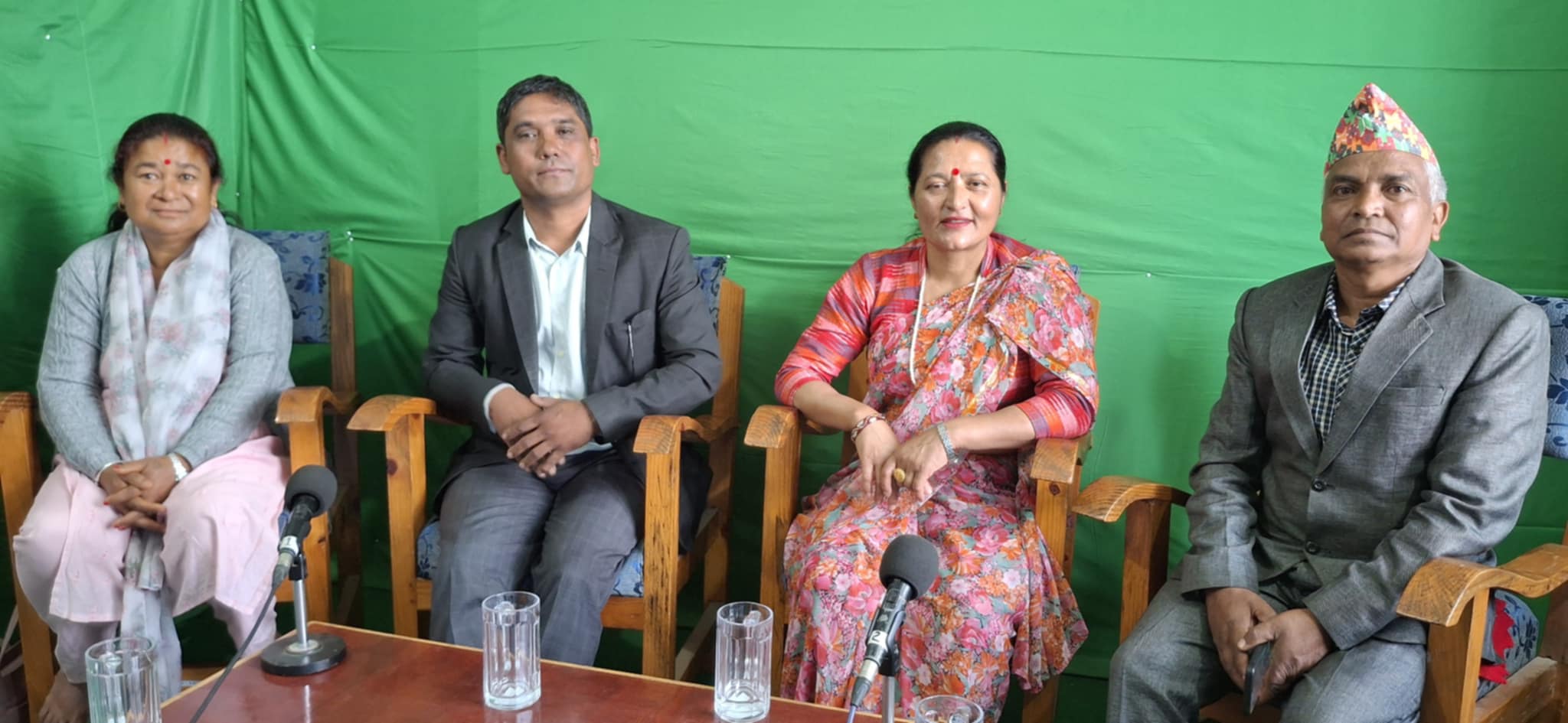 अधिकारकर्मी तथा दलित समुदायका अगुवा नेत्र नेपाली,नीता सिवा,अम्बर वहादुर विश्वकर्मा र लालुमाया बयलकोटी ।